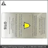 metal warning sign prompt board hanging mark on elevator or machine