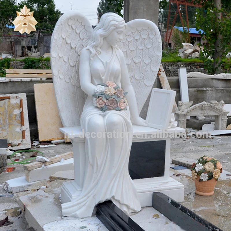 Hand Carved Granite Angel Cemetery Monuments Ntgt 435a Buy Angel