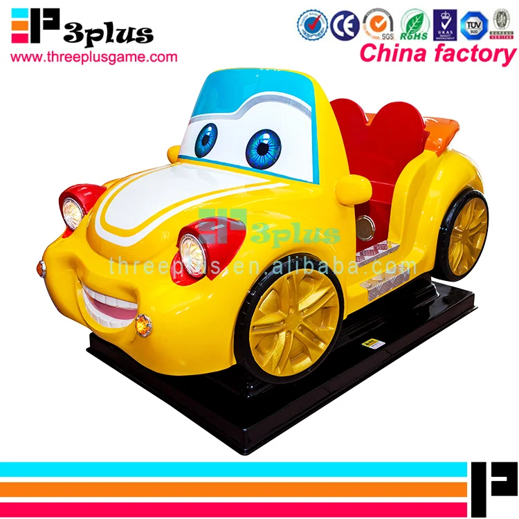 Threeplus Amusement Equipment Manufacturers Coin Operated Swing Car Game Machine Used Kiddie Rides for Sale