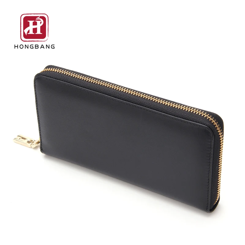 

zipper around wallet long type wallet men