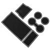 Latest White/Black/Red Car interior Accessories Vehicle Cup Holder Door Mats Center Console Pads Liner for Tesla Model 3
