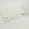 Custom printing company executive file cardboard a4 folder with name card slot