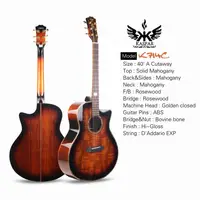 

41" All Koa Top-solid Guitars OEM guitar factory