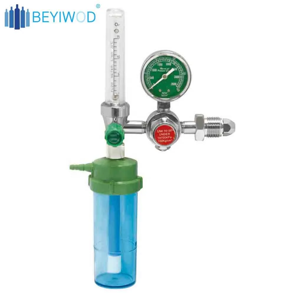 Hospital Bedhead Unit Wall Mounted Medical Oxygen Regulator Flowmeter