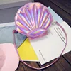 Best selling ladies new cute laser pearl shell handbag shoulder Messenger bag
