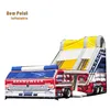 safe huge fire engine inflatable combo bouncer dry slide for sale