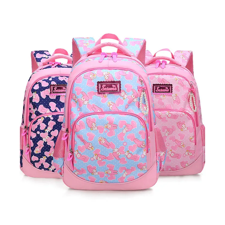 

Custom kids backpack waterproof school bag, Pink