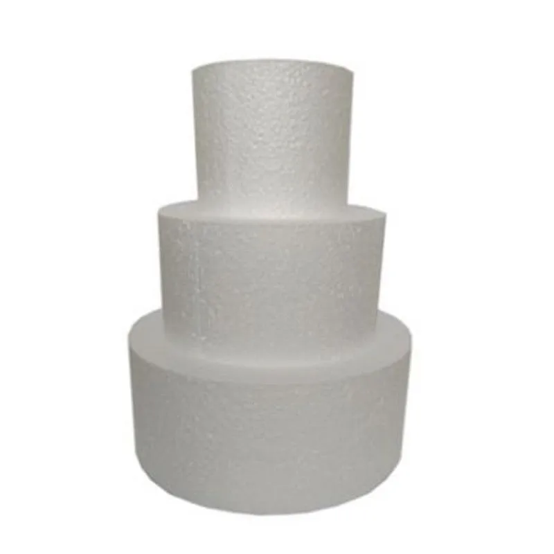 Waterproof Dummy Cakes 4 Layers Square Styrofoam Cake False Polystyrene