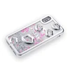 Luxury Style Women Soft TPU Electroplate Lip Kiss Glitter Quicksand Phone Case for iPhone 5 6S 7Plus Shockproof Shell