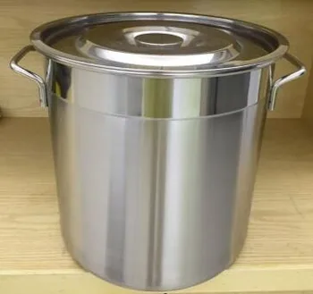 1.2mm Thickness 400l Stainless Steel Large Commercial Cooking Pots 80 ...