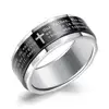 promotional events stainless steel jerusalem cross ring for men