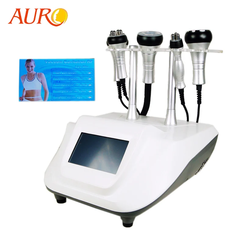 

AU-60 5 in 1 40k Cavitation rf Ultrasound Rf Vacuum Cavitation Slimming Salon Beauty Machine, White
