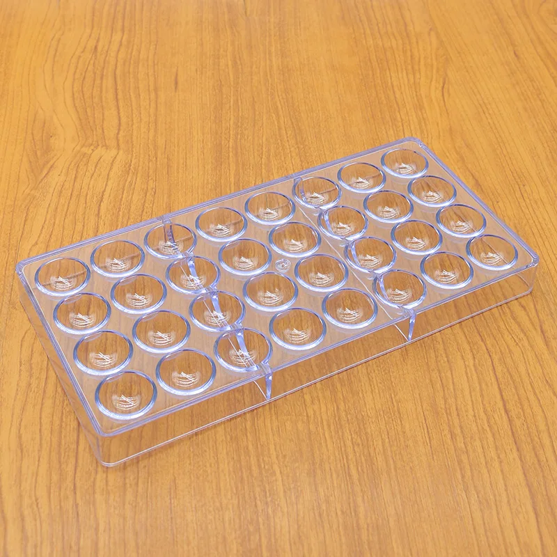 

2019 Semi-Sphere PC Polycarbonate Chocolate Mold 24-Piece Tray Chocolate mould