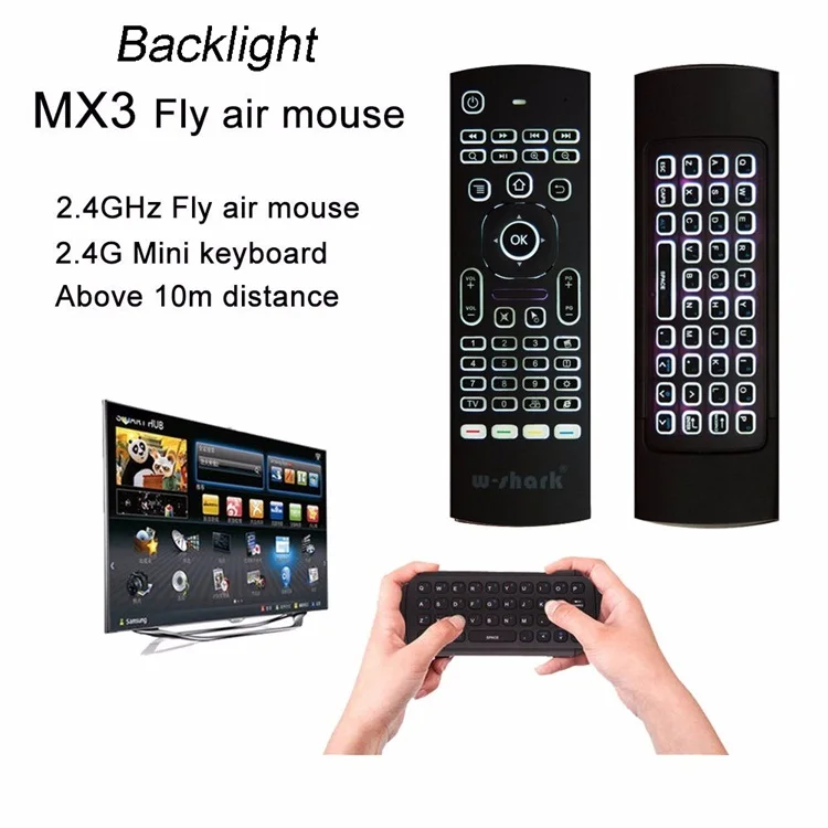 Super General Tv Remote Control With 7 Light Color For Random Selection