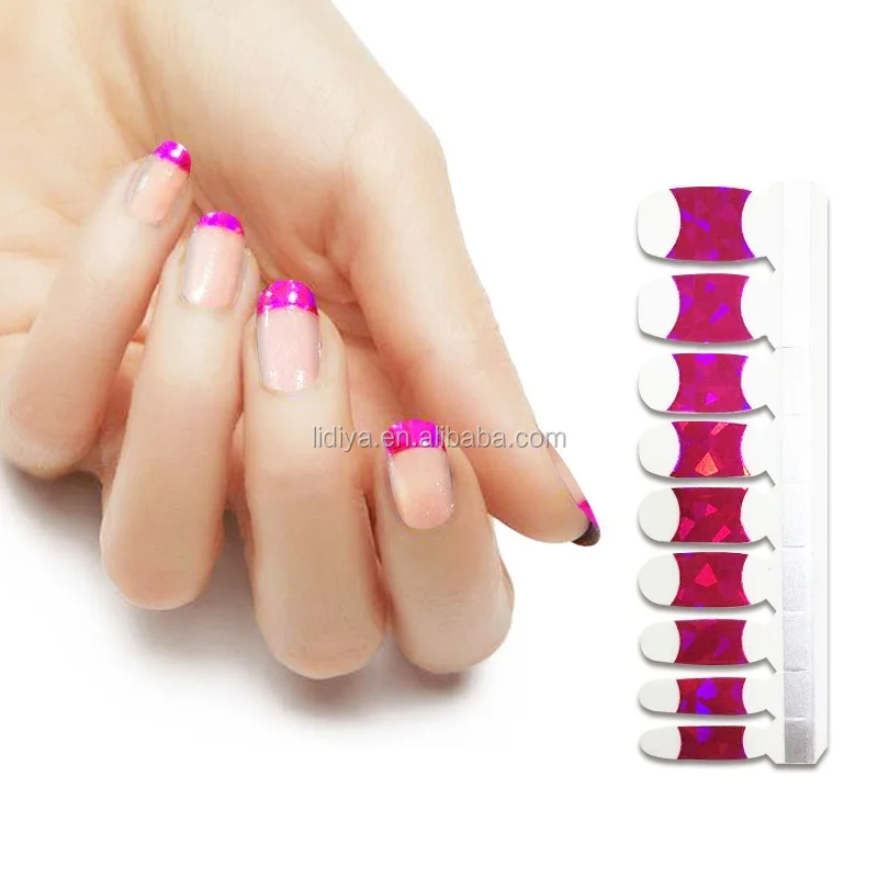 metalic nail sticker