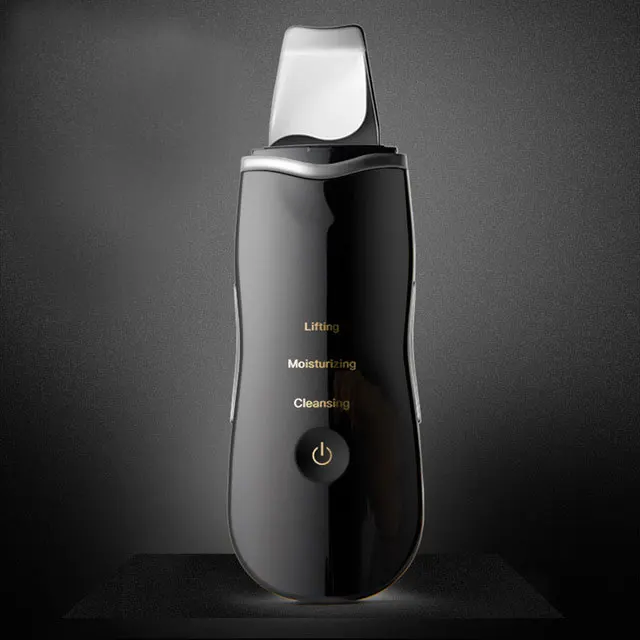 
Rechargeable Ultrasonic Facial Deep Clean Machine 2W Skin Scrubber Blackhead Removal Pimple Comedone Extractor Tool Shovel 