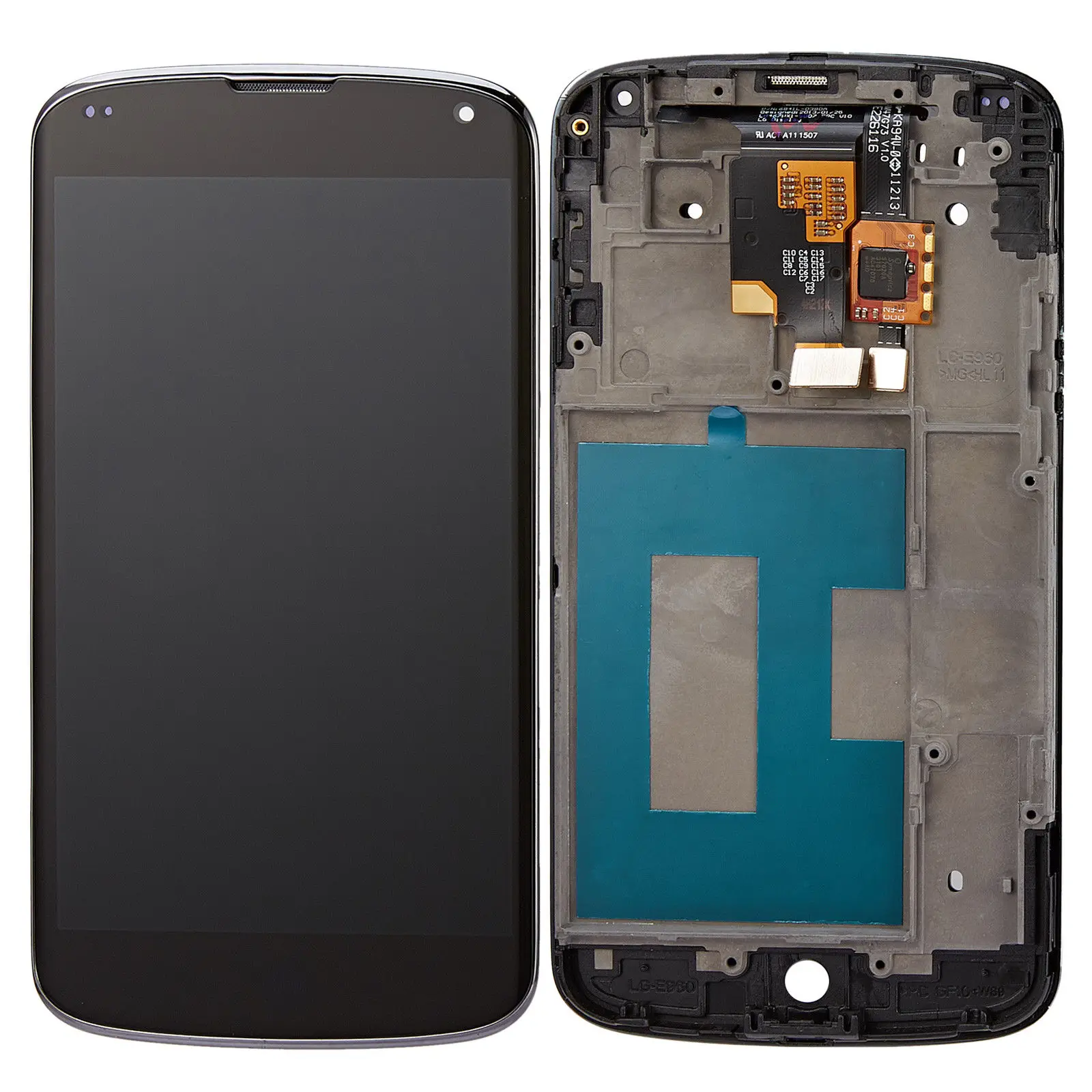

For LG E960 Google Nexus 4 LCD Display with Touch Digitizer Screen Assembly, Black