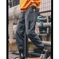 

Gym Fleece High Waist Sweatpants Mens Fitness Joggers