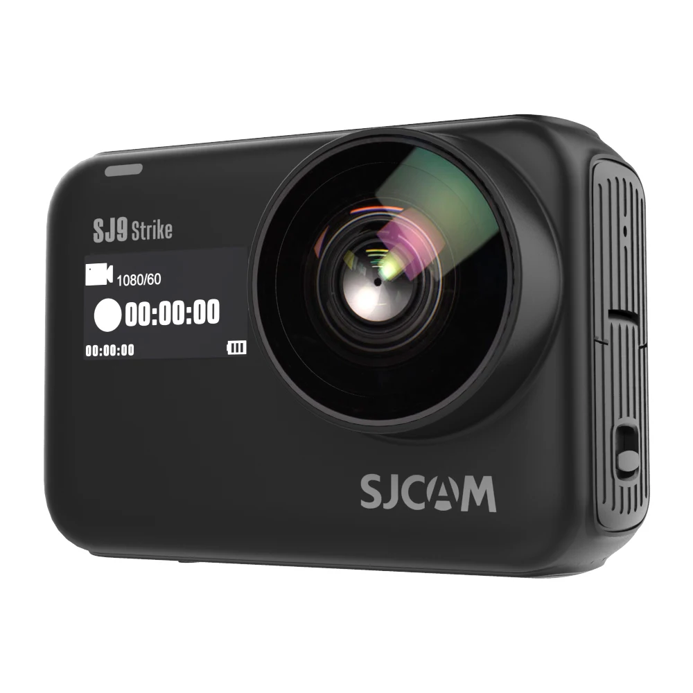 

SJ9 Strike Waterproof Digital Action Camera with Touch Screen 4K@60 fps HD Video 12MP Photos Live Streaming Stabilization, Black