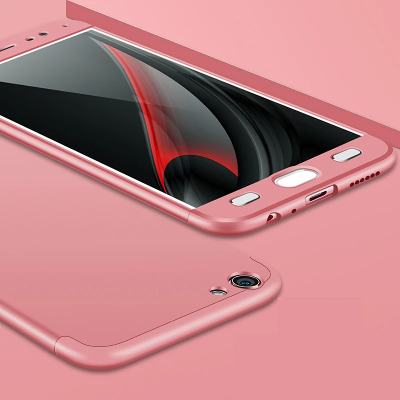 2018 hot sell 360 cover Removable 3in1 Hard PC Shield Back Cover Case for Vivo Y67 phone cases