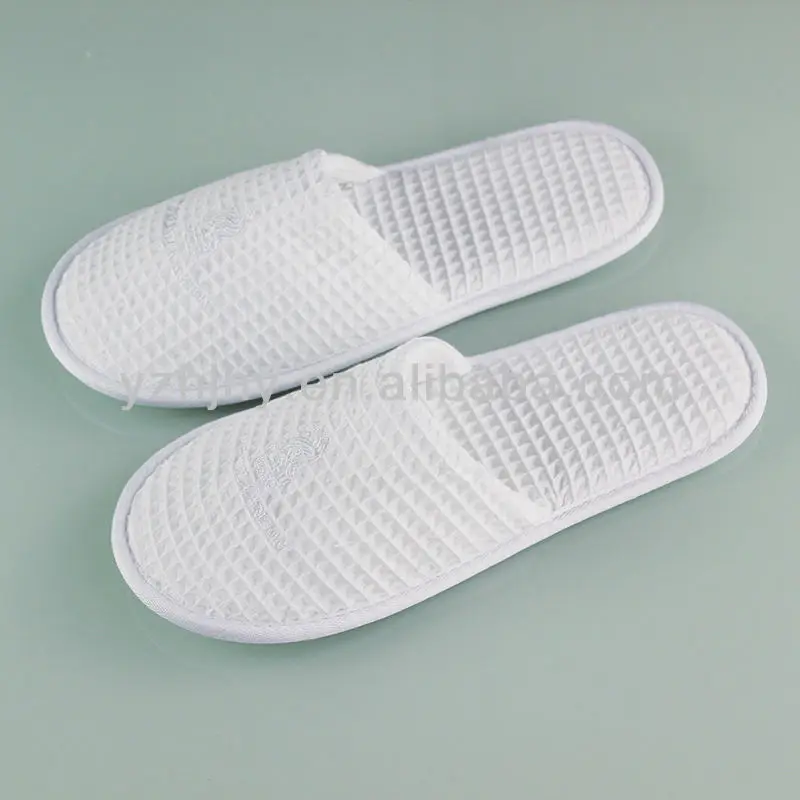 Waffle Slippers With Anti-slip Dots 