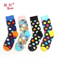

wholesale cotton men happy knitted korea sock