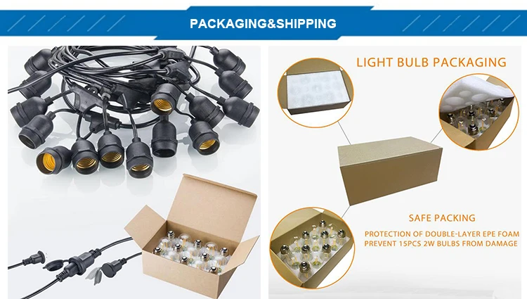 Holiday Lighting 10m Light Chain with Globe Bulbs Outdoor LED String Lights.jpg