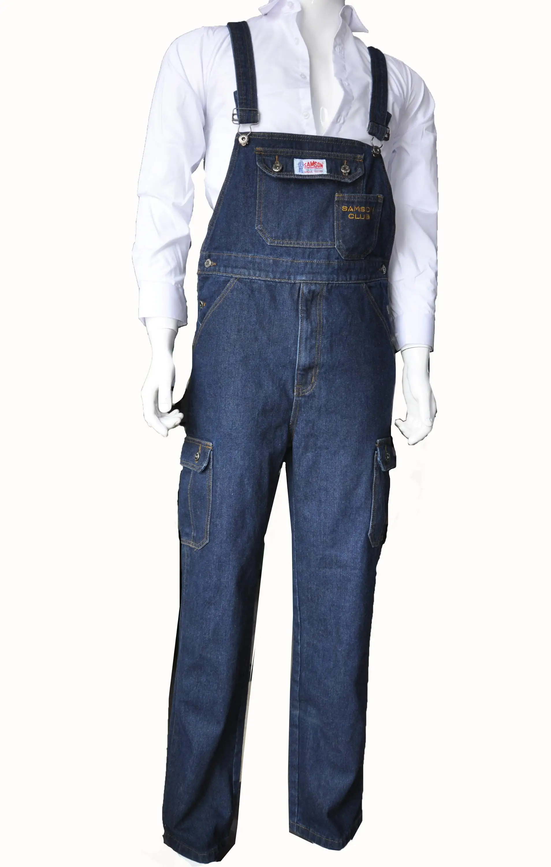 heavy cotton denim dungaree