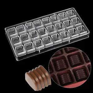Image of Kitchen accessories baking polycarbonate chocolate mold,Plastic Candy Mold Chocolate cake Decoration Patisserie mold