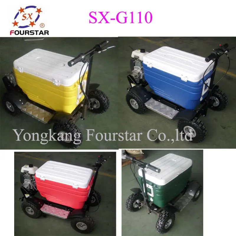 Fourstar Gas Powered Ice Cooler Scooter Buy Gas Powered Four Wheel
