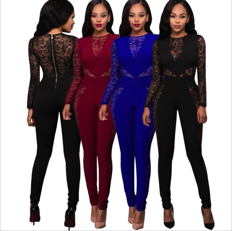 

Womens Jumpsuits Overall Strampler Clubwear Strampelanzug Bodycon, N/a