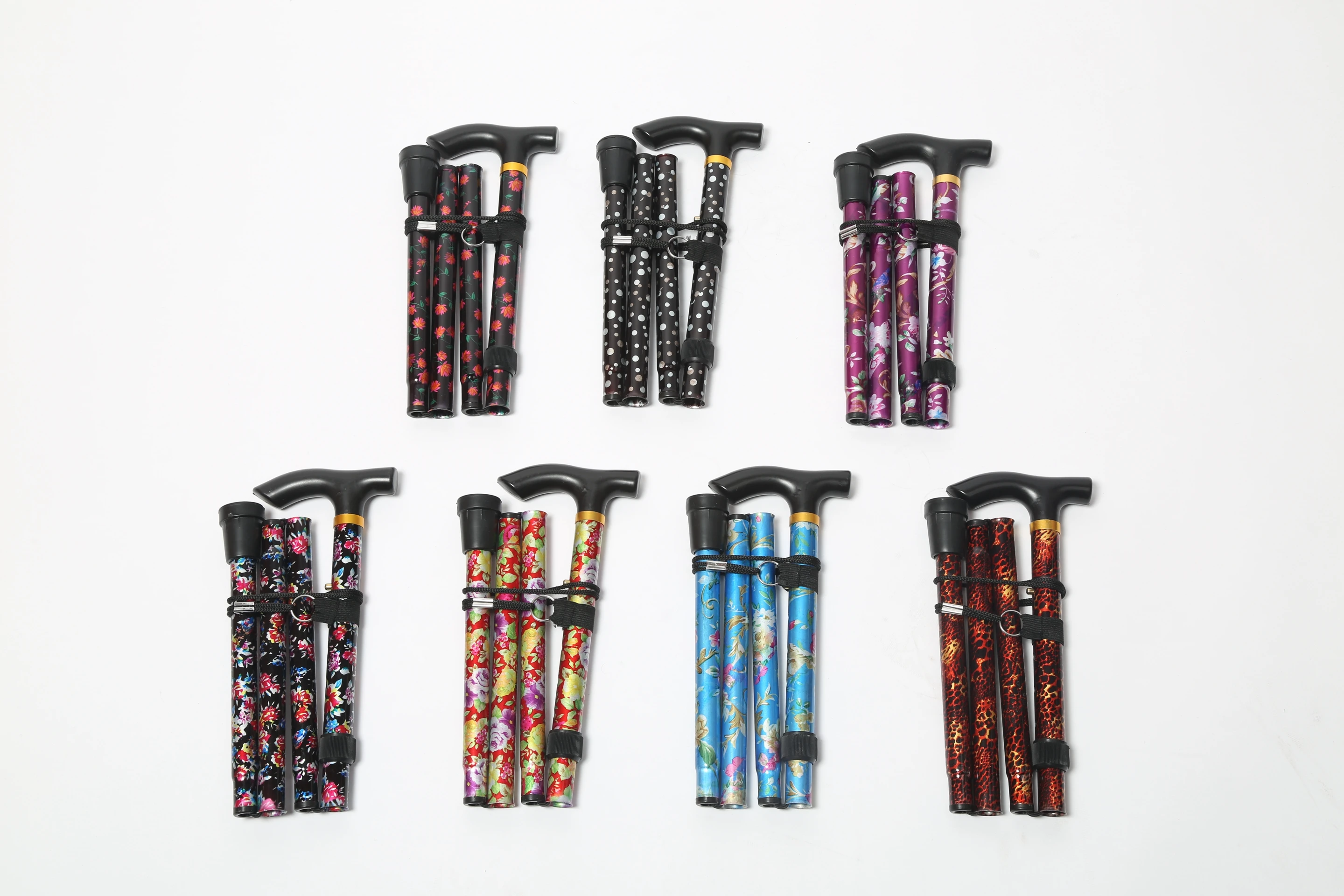 Cheap Factory Price Simple Walk Cane Abs Handle Aluminum Tube Pvc Feet