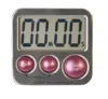 Stainless Surface Big Digital Strong magnetic loudly alarm digital timer for kitchen use