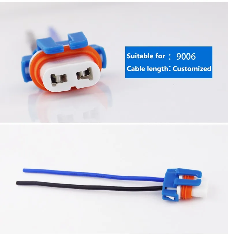 Dc Waterproof 2pin 9006 Connector Wiring Harness For Auto Fog Light