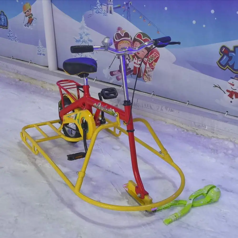 
Factory outlet fun snow skiing product snow scooter ski bikes ricksha for winter 