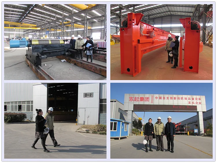 5 6.3 10 15 20 ton European single girder overhead travelling crane made in China for sale