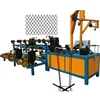 Diamond shape wire mesh making machinery/full automatic chain link fence machine