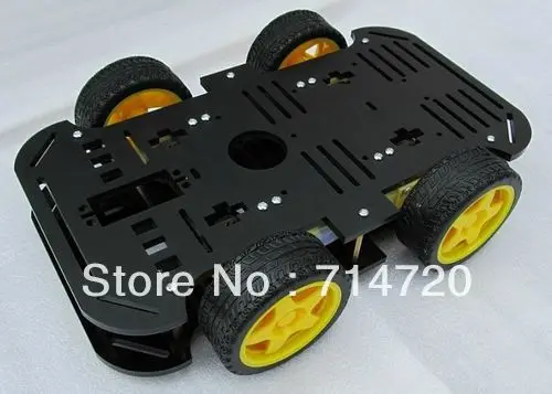 Free shipping 4WD Smart Car Chassis Kit Robot Chassis parts for sale