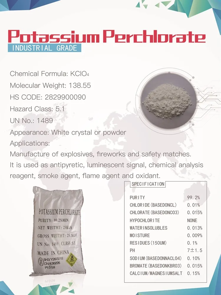 Potassium Perchlorate Kclo4 High Purity Powder Cas No 7778 74 7 Manufacturer Best Price Buy 2822