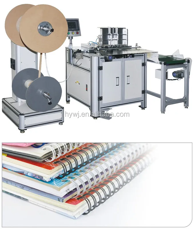 close up book folder machine factory