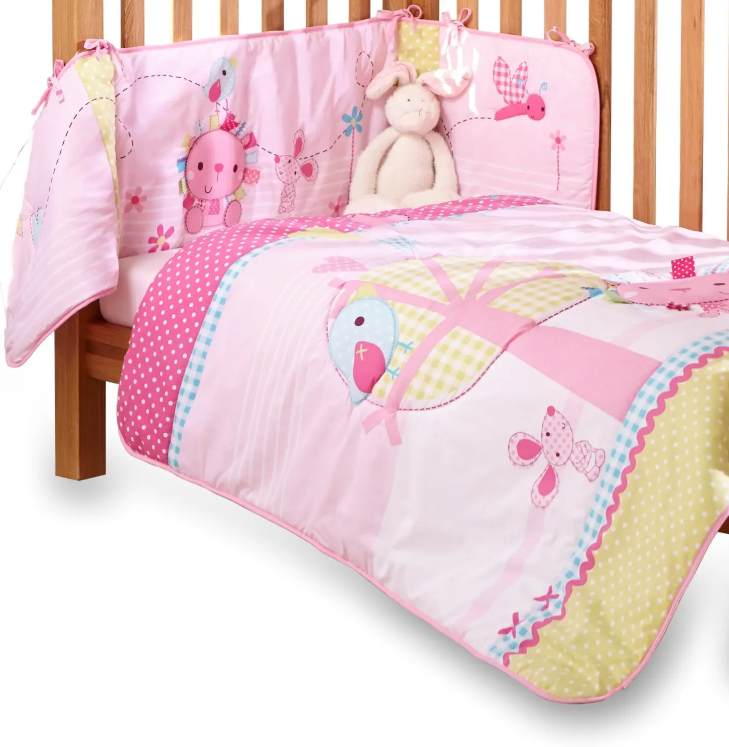 cot bumper and quilt set