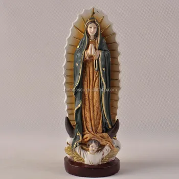 Resin Religious Mexico Virgin Mary Statue - Buy Resin Virgin Mary ...