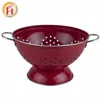 China Manufacturer Fruit basket sink stainless steel rice Pasta Strainer metal mini colander