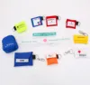 2019 Promotional Gift First Aid Emergency Car Resuscitator CPR Face Shield Keychain