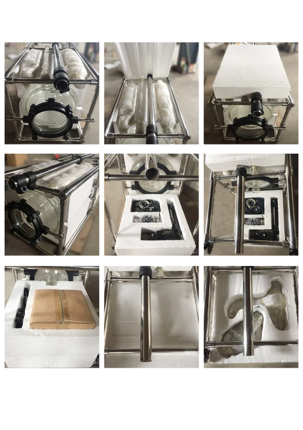 S-50L Double Wall Jacketed Conical Fermenter/Glass Reactor