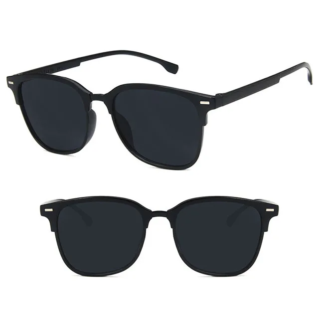 

DLL18007 2020 New Fashion Square Mirror Lens Sunglasses