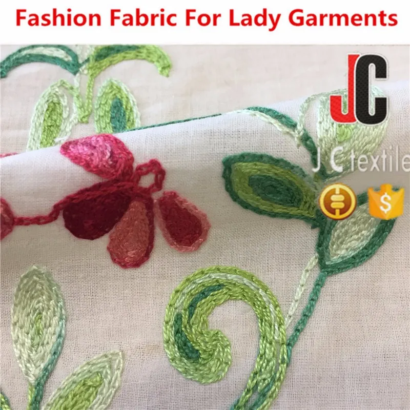Jcm651023 Wholesale 100 Cotton Voile Embroidered Fabrics Buy