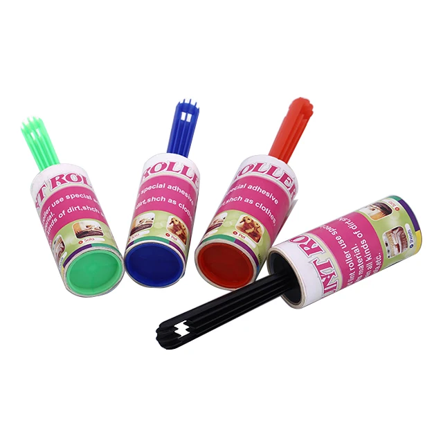 

High Quality Collapsible Drum-Type Sticky Cleaning Lint Roller, Blue/red/black/green/yellow