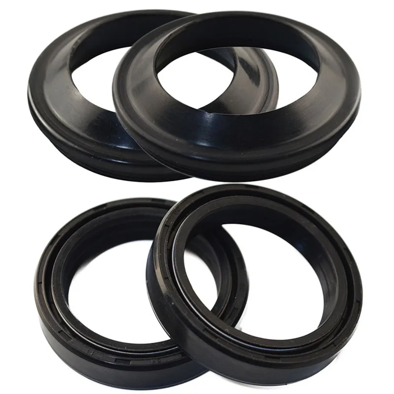 AHL Front Fork Shock Oil Seal and Dust Seal Set Compatible with Honda CT70H CT70H-K1 70 Trail 70H Mini Bike 1971-1972 CT70-K1/K2/K3/K4/K5/K6/K7/Z 70 Trail 70 Mini Bike 1972-1979 