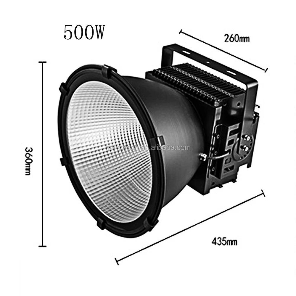 Waterproof Outdoor 500w Led High Bay Light For Warehouse Square